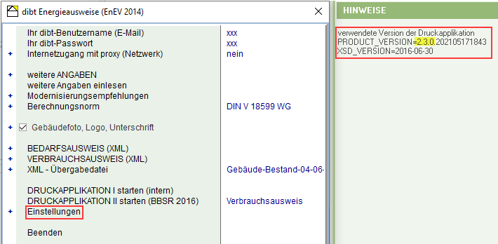 screen dibt EAW (EnEV 2014)